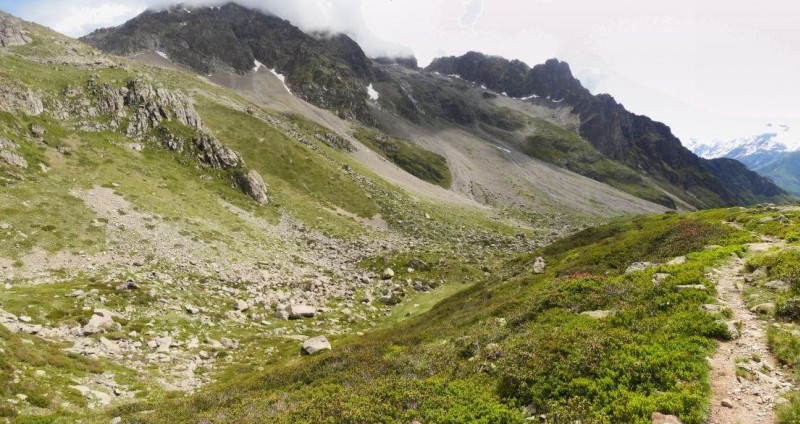 #1 Vallon des Colombes : Pendant la montée au col. Vallon des Colombes : Pendant la montée au col.