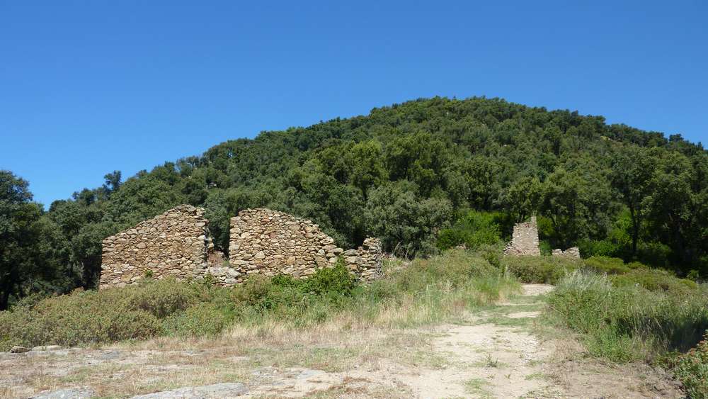 Ruines Provençales : à proximité du col de Valdingarde