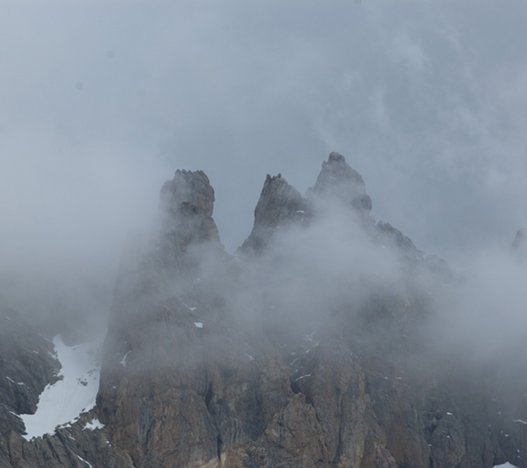 #17 col de la Ponsonnière : Brouillard vers le lac des Cerces col de la Ponsonnière : Brouillard vers le lac des Cerces