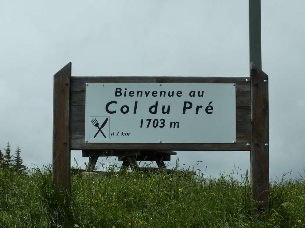 Col du Pré : vu l'arriere plan, on va rentrer !!!
