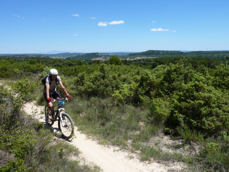 Retour à Lédenon : Avec une vue sur le Ventoux et Mr Ventoux