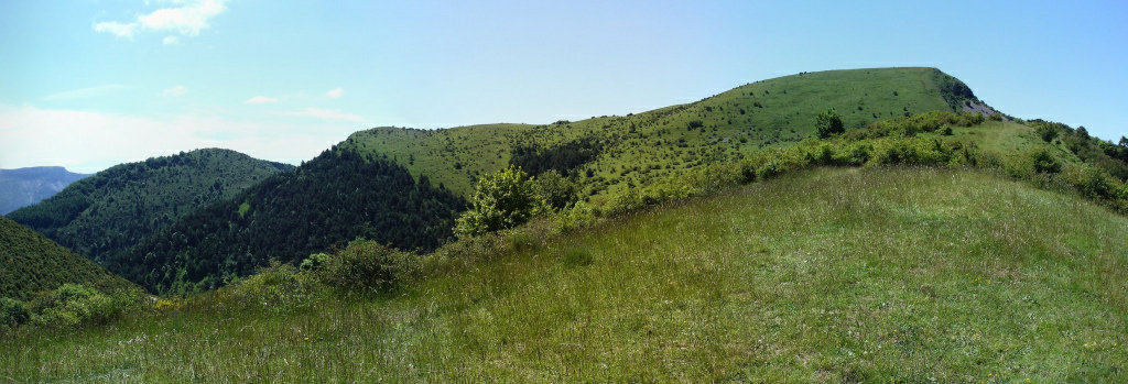 Sommet sud : de la crête de Cousson