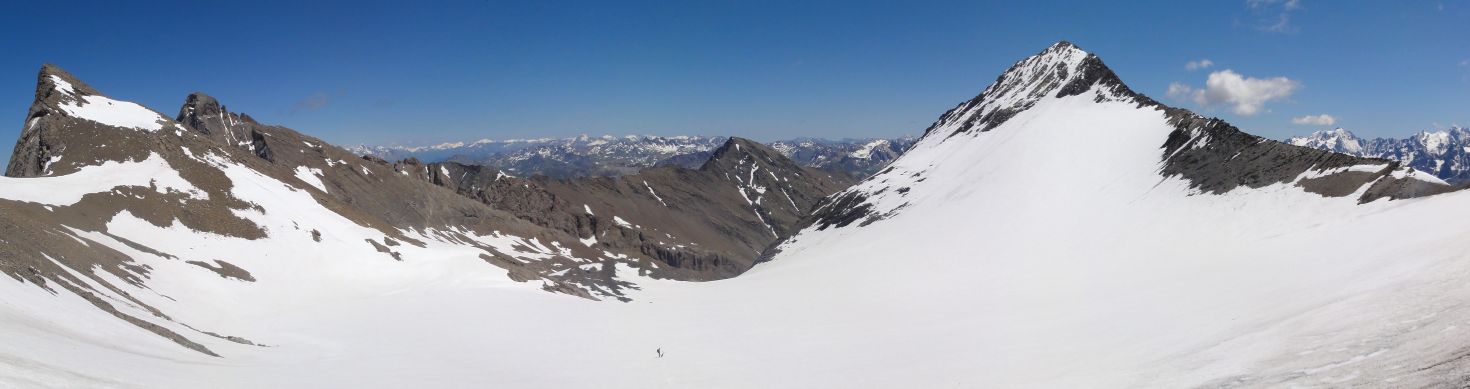 Glacier Lombard : Début de 500m D- magiques...