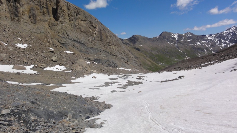 #13 Sentier du Lombard : alternance de glacier et de sente Sentier du Lombard : alternance de glacier et de sente