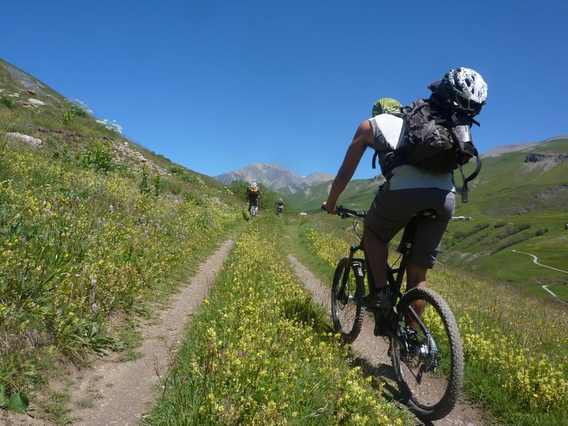 Montée fleurie : Et le sommet du jour touuuut là-bas