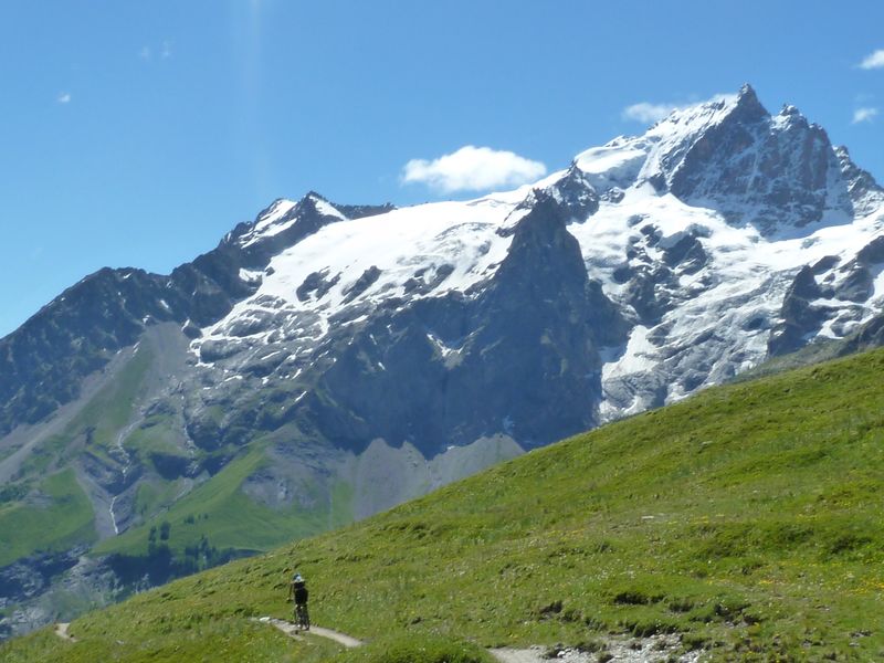 Reine Meije : Descente sur le Chazelet