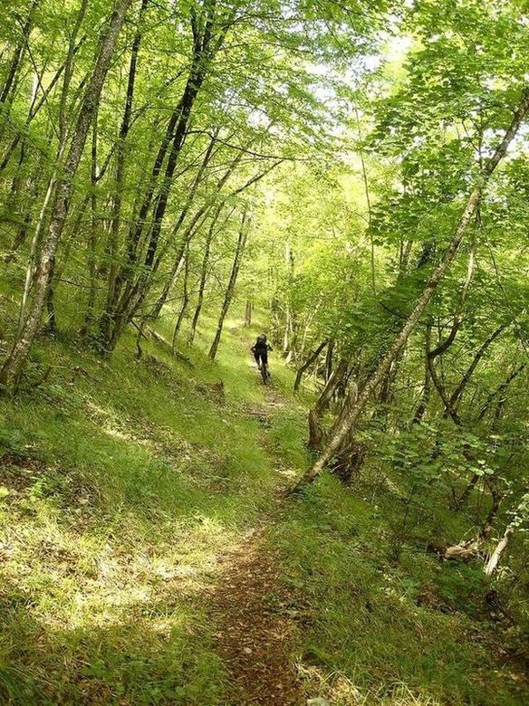 Sentier du canal de Végay : assez peu roulant