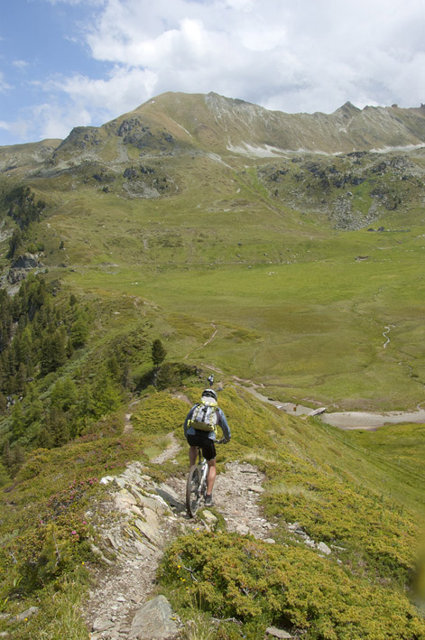 #21 Haut vallon de Réchy : Descente du col de Cou sur l Haut vallon de Réchy : Descente du col de Cou sur l'Ar du Tsan