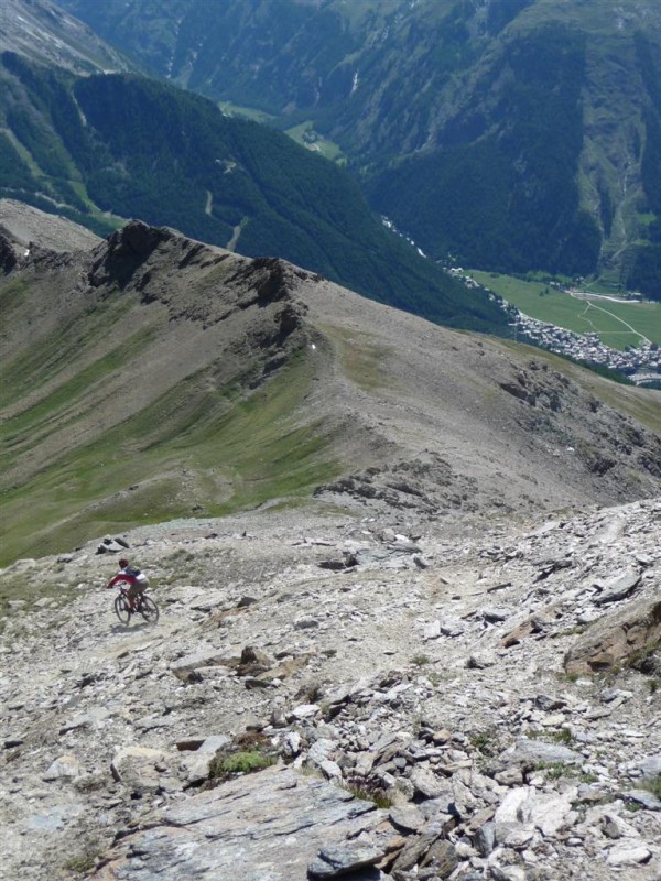 #26 Monte Creya : La pente sous le sommet bien raide. Monte Creya : La pente sous le sommet bien raide.