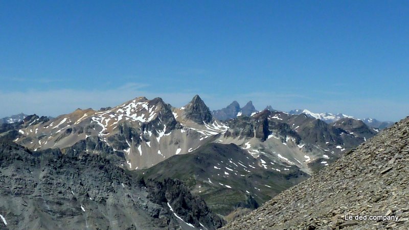 Punta Nera (sommet S) : Mont thabor, Roche Noire, aiguilles d'Arve