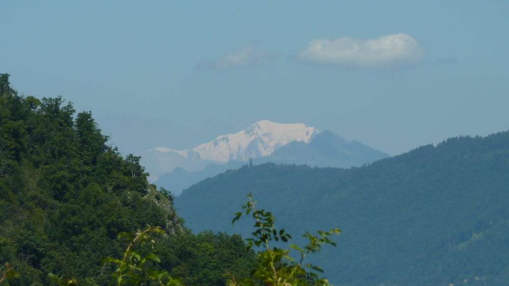 Mont Blanc : j'étais à son pied pas plus tard que dimanche