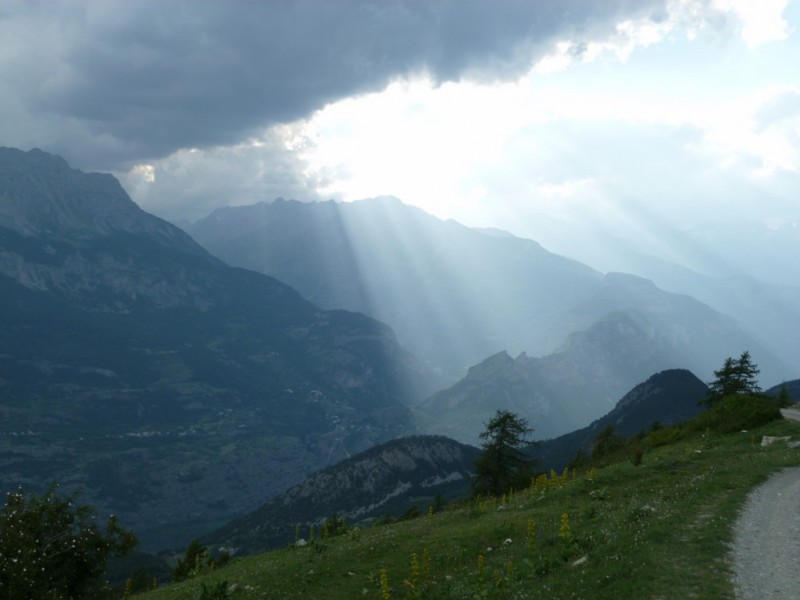 #1 ciel orageux : vers "l ciel orageux : vers "l'Argentière" !
