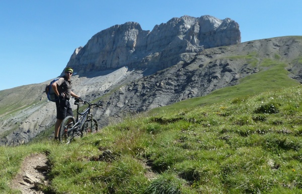 Grande Séolane : on voit le bout de la montée à Sestrière