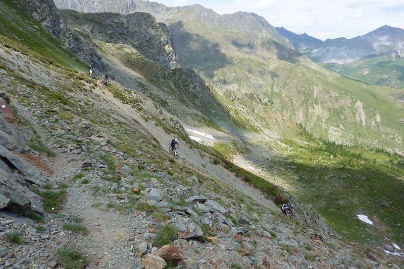 Traversée fuyante : le départ est magnifique mais gaffe dans cette traversée