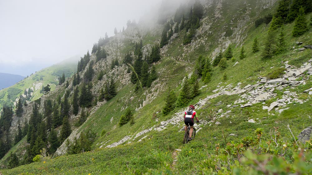 Sous le Col des Evettes : L'Isère 1500m plus bas