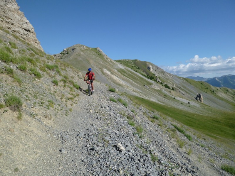 #6 traversée "glissante" : entre le Col et le Pic traversée "glissante" : entre le Col et le Pic