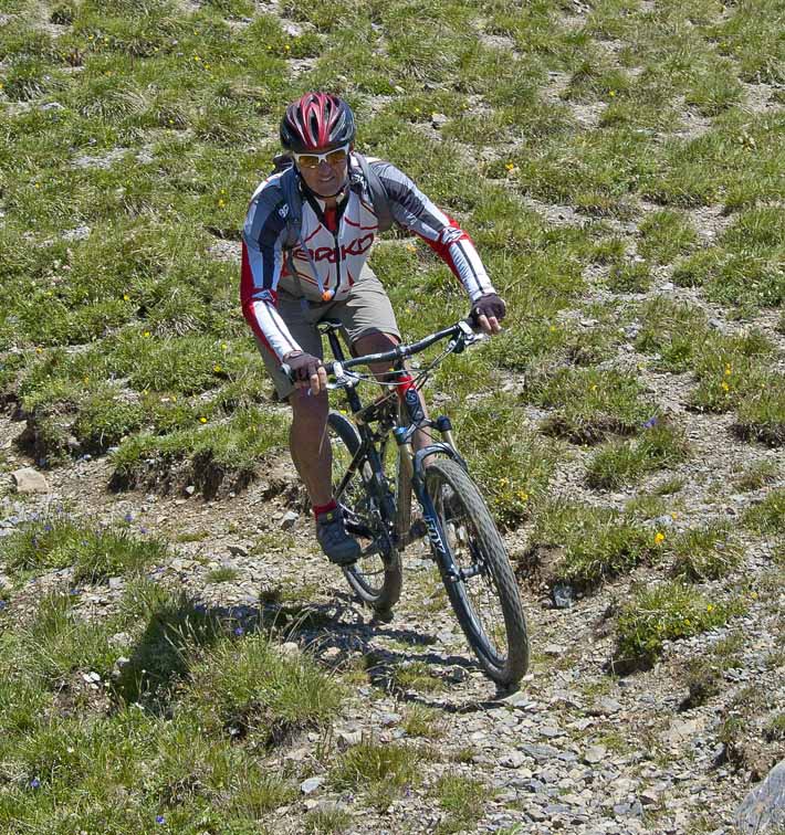 Descente sur Varlossière : Totoff très content de sa nouvelle fourche