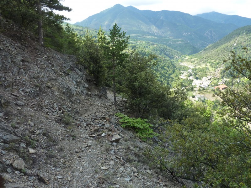 #2 Sentier de Comelles : Descente sur Olette Sentier de Comelles : Descente sur Olette