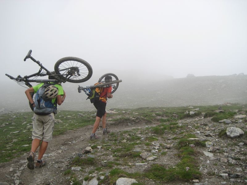 Portage et Nebbia : Sous le col de Saint Véran