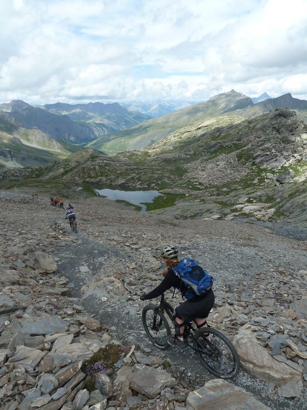 Retour du col Blanchet : Gwenn