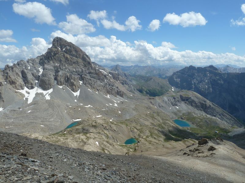 Vue de la haut : Le Brec et les 3 lacs