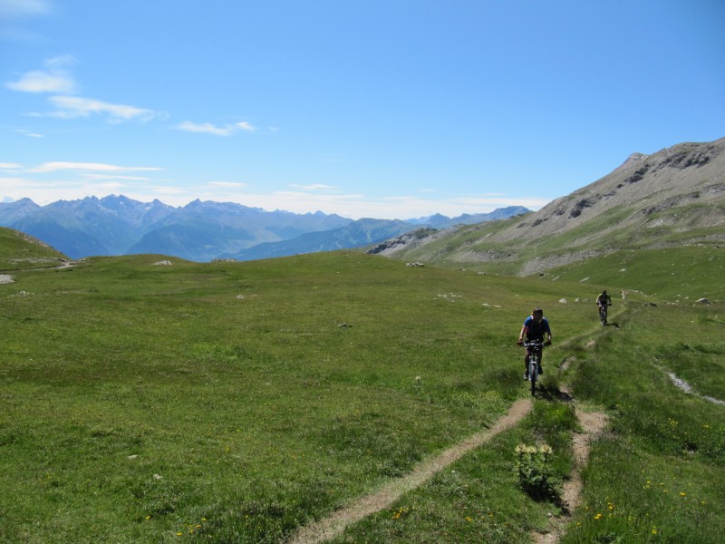 Tête de Vautisse : Après la cabane de l'Alp