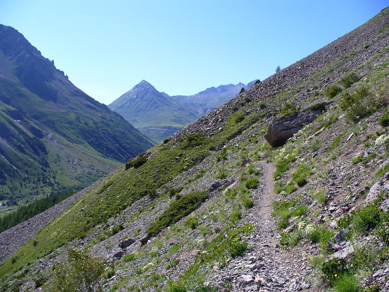 Chemin du Roy : ... vers la piste du Galibier