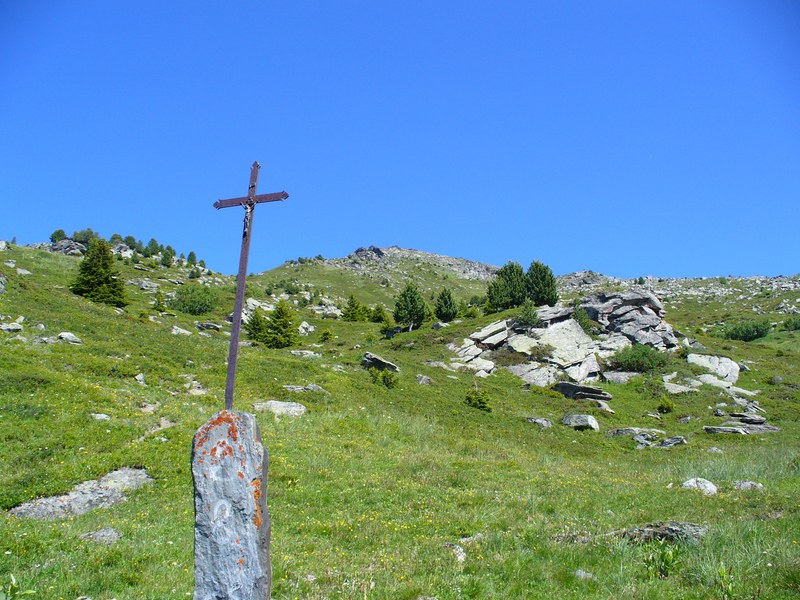 Sentier Montée : ... sur Méraloup ...