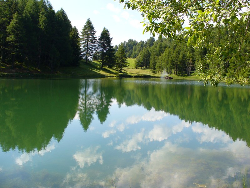 Lac de Pramol : ... la plage, le bonheur