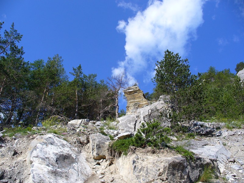 Sentier Montée : Joli, mais très instable ...