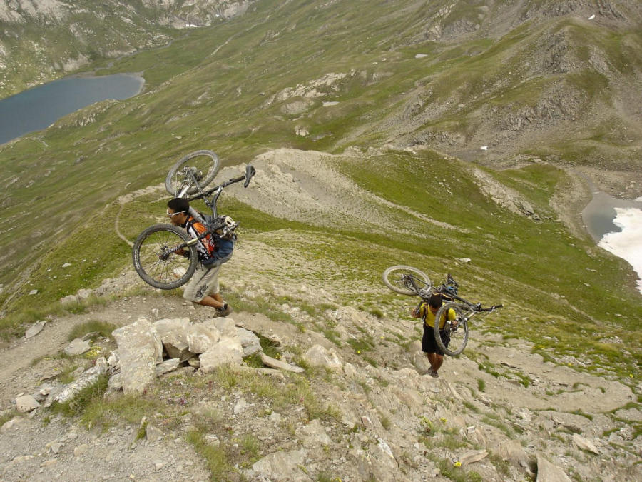 Portage... : quelques doutes dans la tête pour cette partie, roulera, roulera pas?