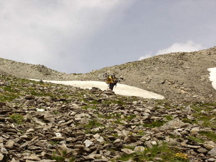 Pedro : sous le col de l'Eychassier