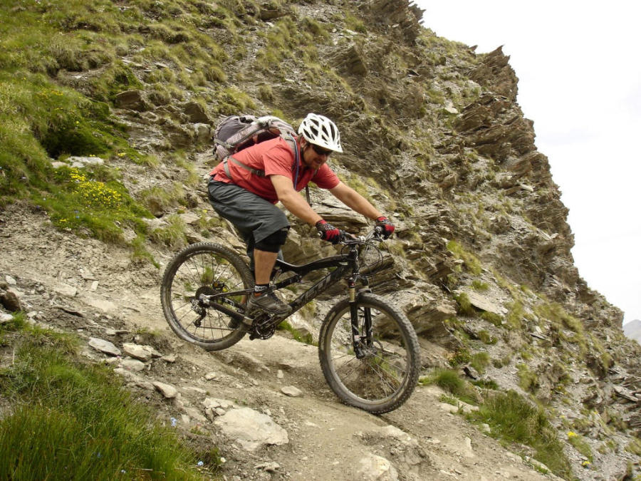 Marco : sous le col de Chamoussière...