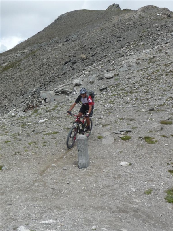 Rocca Bianca : Retour au col après Rocca Bianca.