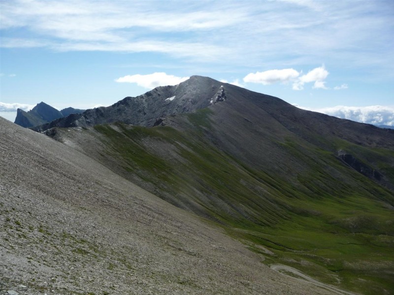 Mont Faraut : Au col sous le Monte Bellino, vue sur le Mont Faraut