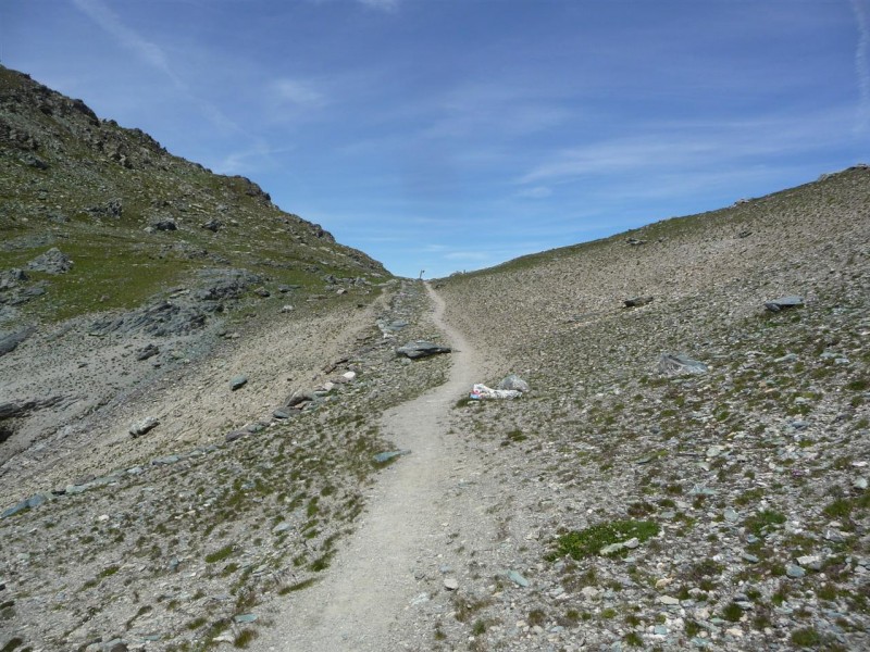 Col de Mary : L'arrivée au col de Mary.