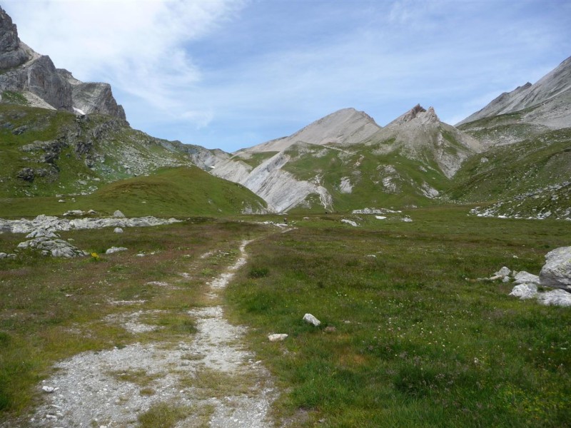 Col de Mary : Une portion plate en remontant au col de Mary !