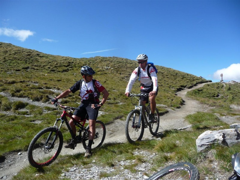 Col des Estronques : 1re descente sur St Véran