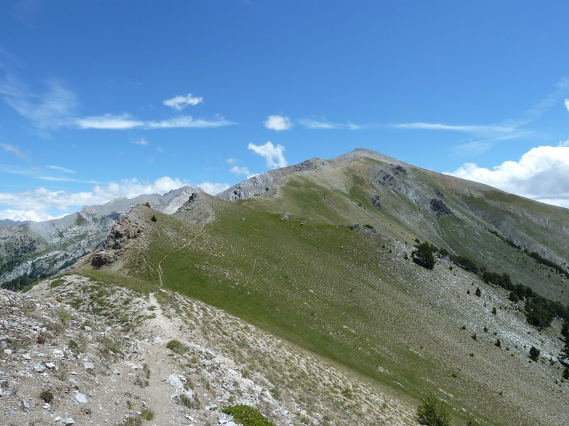 #7 Pic d Pic d'Escreins : crête de Cugulet vue du bas