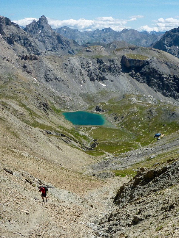 #10 Montée au Chauvet : C Montée au Chauvet : C'est parti pour 600m de portage dans le caillou