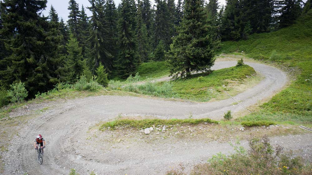 la piste de montée : km 18, no comment