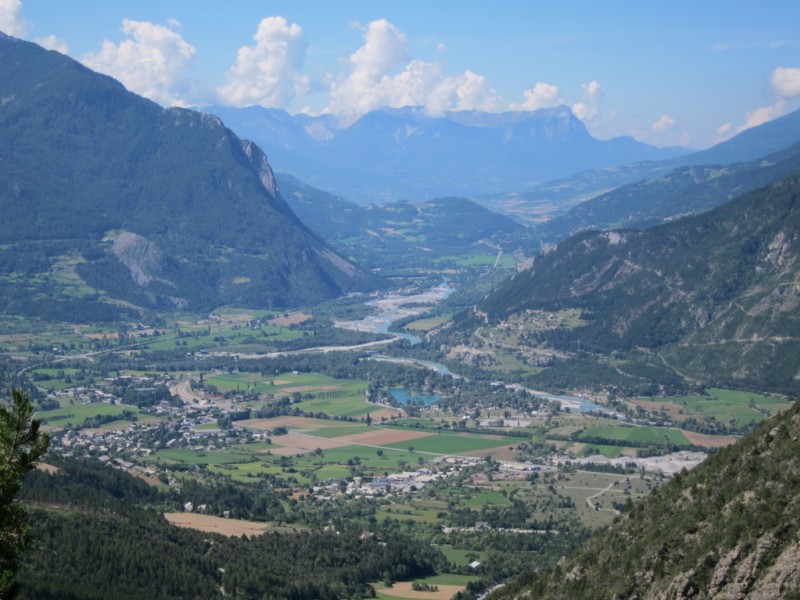 #2 Durance : la vallée de la Durance. Le Morgon tout au fond. Durance : la vallée de la Durance. Le Morgon tout au fond.