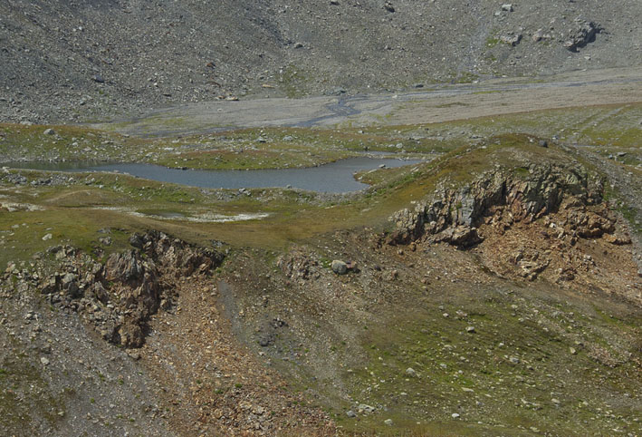 vallon du breuil : Pied du glacier d'Arguerey