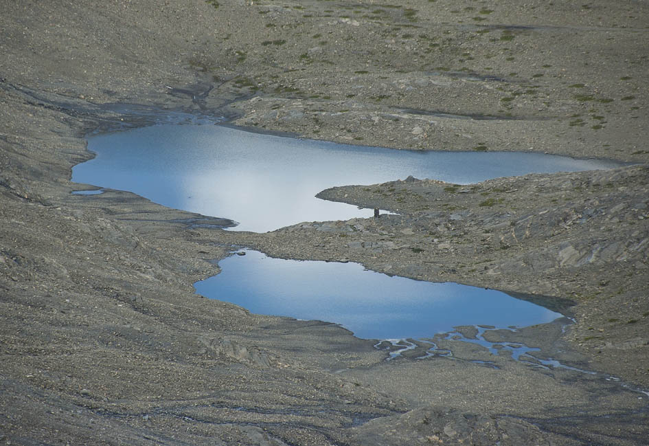 col Bassa serra : Lacs du glacier de Chavannes
