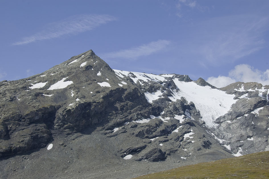 Lacs de Tormettaz : Mont Miravidi et glacier septentrional d'Arguerey