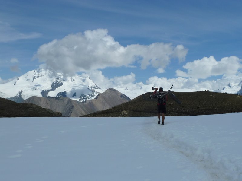 Mettelhorn : Fin de la courte section glaciaire