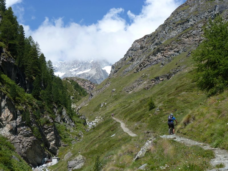 Vallon du Trift : Remontée du vallon du Trift