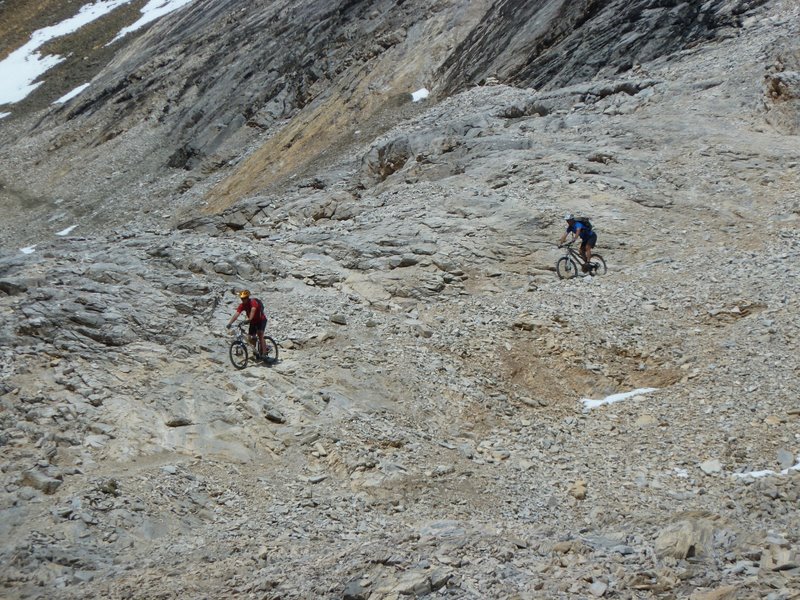#24 Mettelhorn : Passage de pierrier roulant Mettelhorn : Passage de pierrier roulant