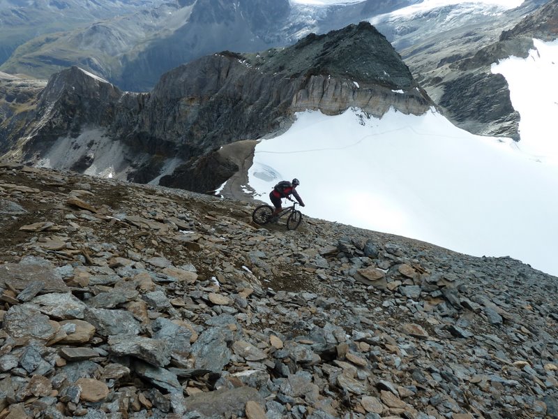 Mettelhorn : Dans le bastion sommital