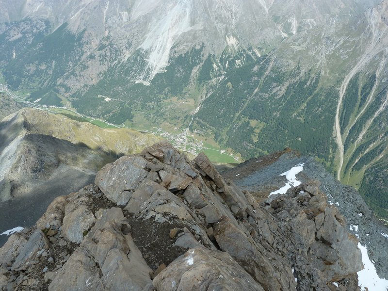 Mettelhorn : Täsch 2000 m plus bas